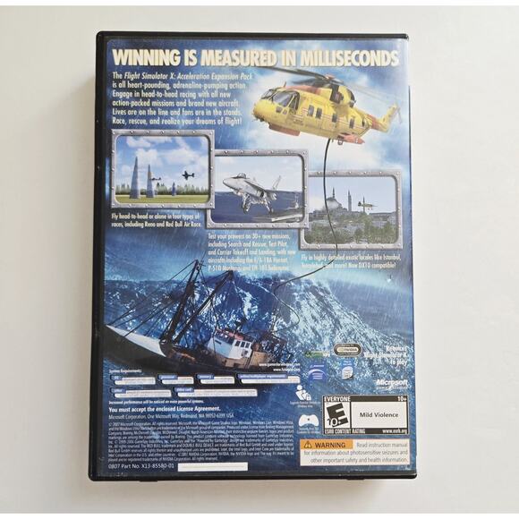 Microsoft Flight Simulator X Acceleration Expansion Pack Windows PC DVD Game1 - Picture 3 of 7